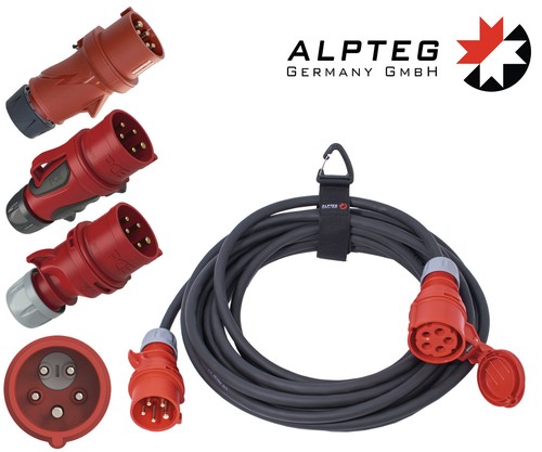 Cee 16a starkstromkabel - 16a,
