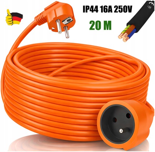 250v verlängerungskabel 20m - 250v,
